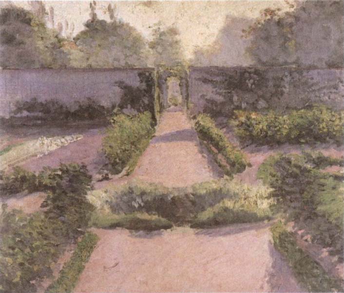 Gustave Caillebotte Kitchen Garden at Yerres